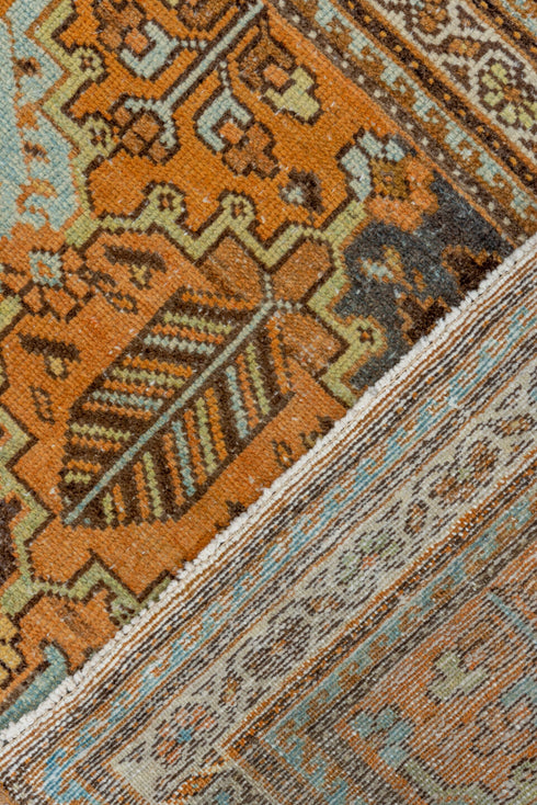Antique Baktiary Runner Rug (3' x 10')